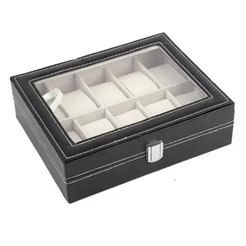 leather watch display box