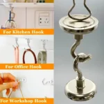 Heavy-duty magnetic hook with strong neodymium magnet