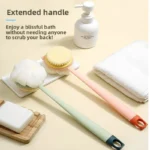 Bath brush shower sponge long handle