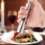 Adjustable salt and pepper grinder for kitchen