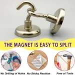 Heavy-duty magnetic hook with strong neodymium magnet