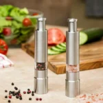 Adjustable salt and pepper grinder for kitchen
