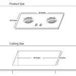 Hanco Stainless Steel Hob – Model-501 SS - Image 2