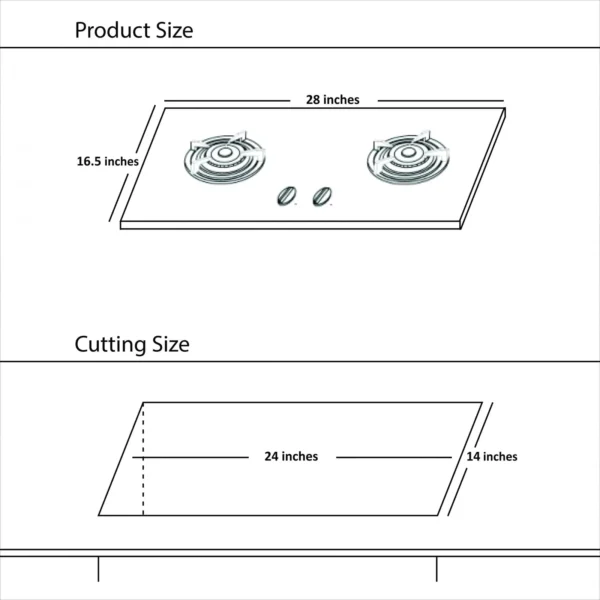 Hanco Tempered Glass Hob - Model-601 - Image 2
