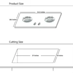 Hanco Stainless Steel Heavy Grill Hob - Model-901 - Image 2