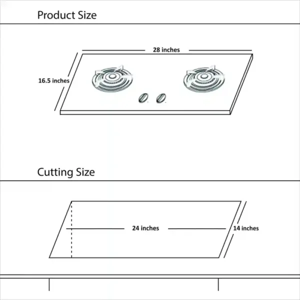 Hanco Stainless Steel Hob - Model-502 - Image 3