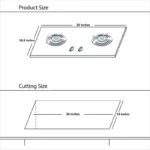Hanco Stainless Steel Hob - Model-503 SS - Image 2