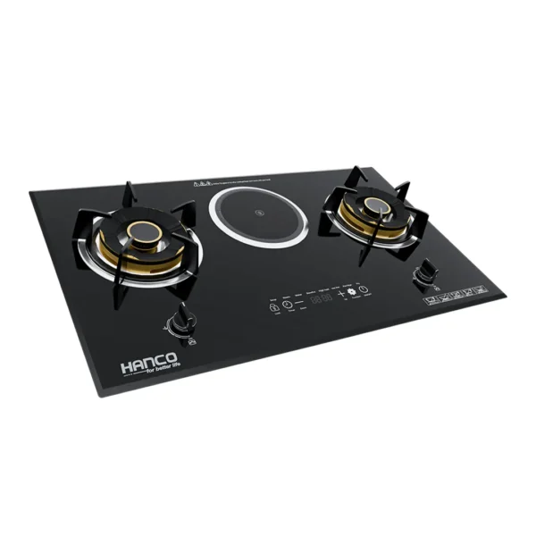 Hanco Tempered Glass Electric + Gas Hob – Model-HIRC 131 - Image 2