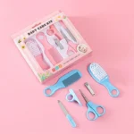 6pcs baby care set grooming brush nail trimmer hygiene kit