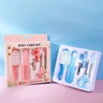 6pcs baby care set grooming brush nail trimmer hygiene kit
