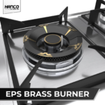 Model 753 Anti Print Stainless Steel Gas Hob with EPS Burners