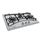 Model 771 SS Stainless Steel Gas Hob with Brass Burners