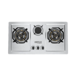Model 306 Anti Print Stainless Steel Gas Hob with Brass Burners