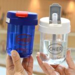 children straw water cup large capacity plastic bottle