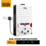 Hanco 7 liter gas instant water heater 710B dual ignition geyser