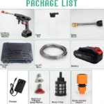 cordless car wash water jet high pressure foam gun