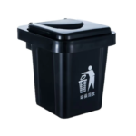 garbage bin ashtray wall mounted with lid