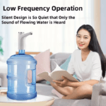 automatic water pump touch screen rechargeable dispenser