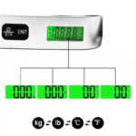 digital luggage scale 50kg portable lcd display
