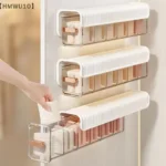 transparent storage box household organizer