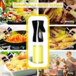 oil spray bottle olive oil sprayer with brush