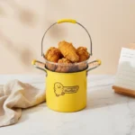 3l deep fryer pot stainless steel oil filter fryer
