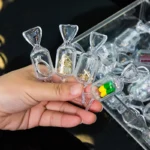 candy jewelry box organizer transparent storage rings earrings