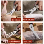 kitchen scissors heavy duty stainless steel cutter