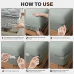 bedsheet holder straps non slip mattress corner clips