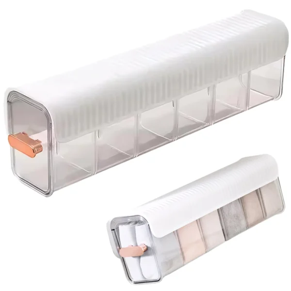 transparent storage box household organizer