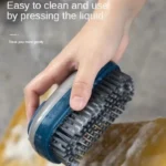 liquid cleaning brush soap dispensing soft bristle cleaner