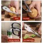 kitchen scissors heavy duty stainless steel cutter