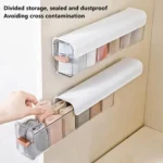 transparent storage box household organizer