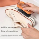 liquid cleaning brush soap dispensing soft bristle cleaner