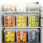 kitchen storage airtight food container stackable organizer