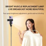 bluetooth selfie stick with extendable tripod design