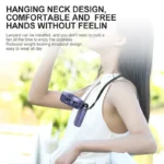 mini fan portable USB rechargeable neck fan