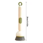 kitchen cleaning brush long handle adjustable scrubber