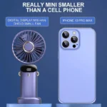 mini fan portable USB rechargeable neck fan