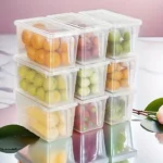 kitchen storage airtight food container stackable organizer