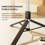 bluetooth selfie stick with extendable tripod design