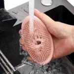 creative soap tray with drainage and brush holder