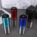 temperature bottle smart LED stainless steel thermal flask