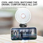 mini fan portable USB rechargeable neck fan
