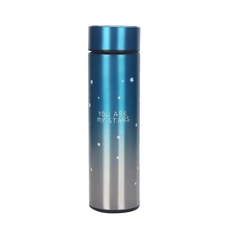 temperature bottle smart LED stainless steel thermal flask