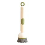 kitchen cleaning brush long handle adjustable scrubber
