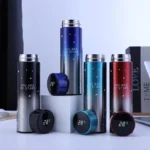 temperature bottle smart LED stainless steel thermal flask