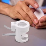 nail trimmer led light magnifier stainless steel clipper