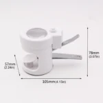 nail trimmer led light magnifier stainless steel clipper