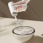 rechargeable electric egg beater with 3 speed whisk